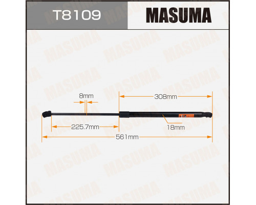 T8109 Masuma Амортизатор двери багажника для Mazda Mazda 3 (BK) 2002-2009