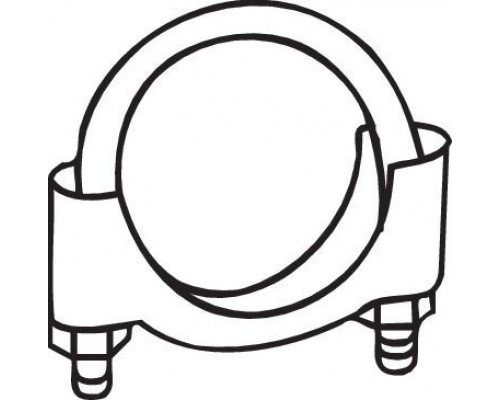 250-248 Bosal Хомут глушителя 250-248 Bosal Хомут глушителя