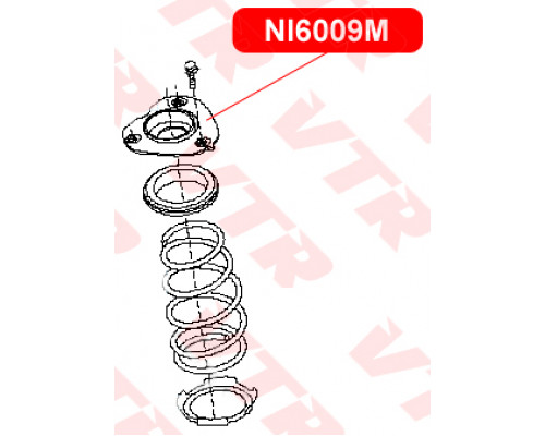 NI6011M VTR Опора переднего амортизатора