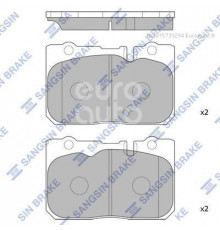 SP4159 HI-Q Колодки тормозные передние к-кт для Lexus LS 400 (UCF20) 1994-2000