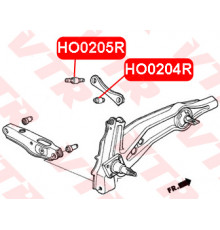 HO0204R VTR Сайлентблок комненс. тяги задн. наружн.