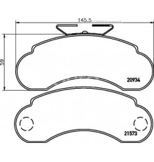 T9025 Pagid Колодки тормозные передние к-кт