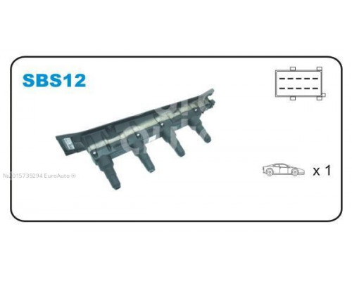 SBS12 Janmor Рампа (кассета) катушек зажигания