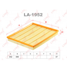 LA-1952 Lynx Фильтр воздушный