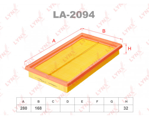 LA-2094 Lynx Фильтр воздушный