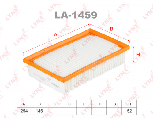 LA-1459 Lynx Фильтр воздушный