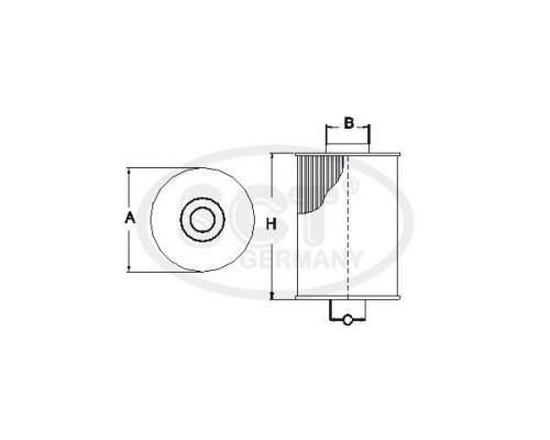 SC7062 SCT Germany Фильтр топливный