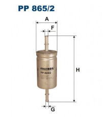 PP865/2 Filtron Фильтр топливный