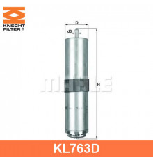 KL763D Mahle / Knecht Фильтр топливный