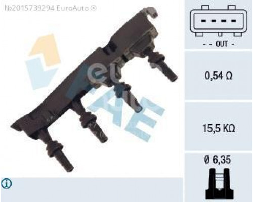 80235 FAE Рампа (кассета) катушек зажигания