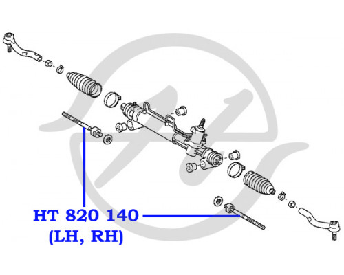 HT820140 Hanse Тяга рулевая