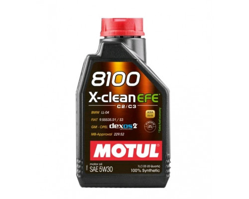 Масло MOTUL 8100 X-CLEAN EFE 5W30 1Л