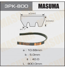 3PK-800 Masuma Ремень ручейковый