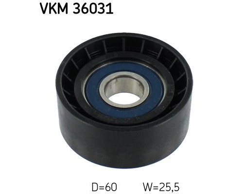 VKM36031 SKF Ролик дополнительный руч. ремня