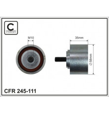 245-111 Caffaro Ролик дополнительный ремня ГРМ