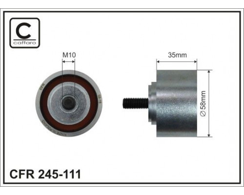 245-111 Caffaro Ролик дополнительный ремня ГРМ