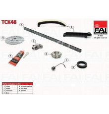 TCK48 FAI AutoParts  Цепь ГРМ к-кт для Smart Fortwo/City (W450) 1998-2006