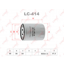 LC-414 Lynx Фильтр масляный