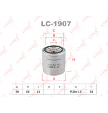 LC-1907 Lynx Фильтр масляный