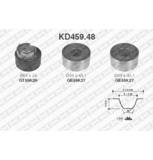 KD459.48 NTN / SNR Ремень ГРМ к-кт для Citroen C5 2008-2017