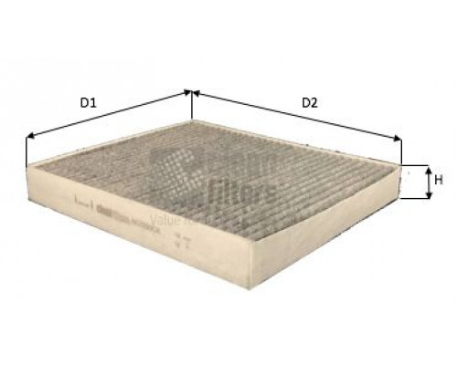 NC2390CA Clean Filters Фильтр салона