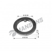 LW114 Mansons Шайба стопорная ступичной гайки для BPW ECO MAX 1996>