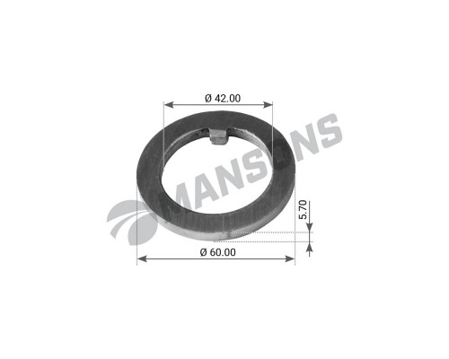 LW114 Mansons Шайба стопорная ступичной гайки для BPW ECO MAX 1996>