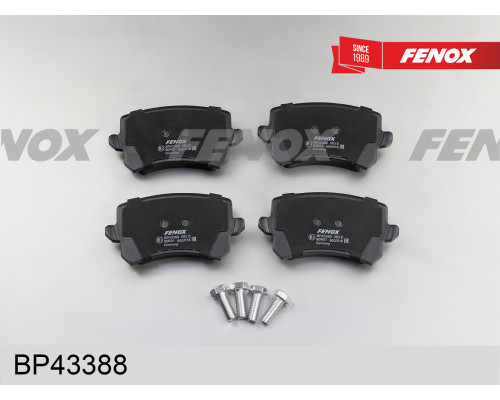 BP43388 FENOX Колодки тормозные задние дисковые к-кт