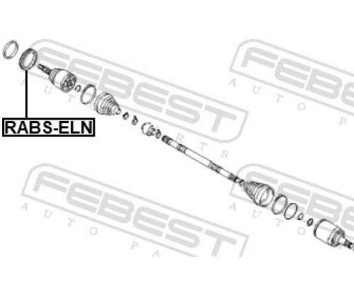 RA-BSELN FEBEST Гребенка датчика ABS