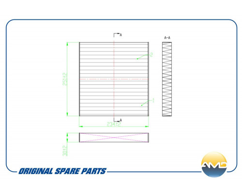 AMD.FC723C AMD Фильтр салона