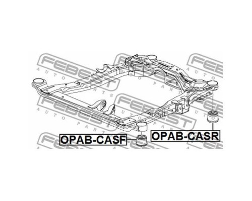 OPAB-CASF FEBEST Сайлентблок балки передний