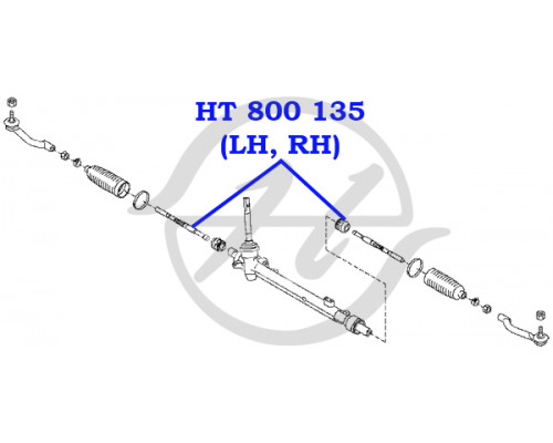 HT800135 Hanse Тяга рулевая