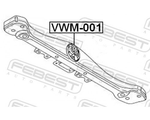 VWM-001 FEBEST Опора КПП