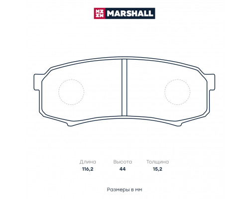 Торм. колодки дисковые задн. Toyota Land Cruiser (70-100) 84- / Land Cruiser Prado (120, 150) 02- (M2621947) Торм. колодки дисковые задн. Toyota Land Cruiser (70-100) 84- / Land Cruiser Prado (120, 150) 02- (M2621947)