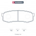 Торм. колодки дисковые задн. Toyota Land Cruiser (70-100) 84- / Land Cruiser Prado (120, 150) 02- (M2621947)