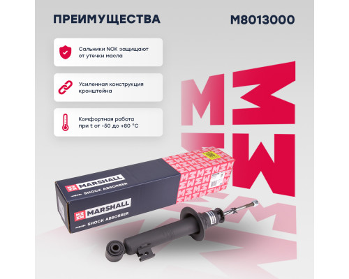Амортизатор газ. передн. Mitsubishi L200 IV 05- (M8013000) Амортизатор газ. передн. Mitsubishi L200 IV 05- (M8013000)