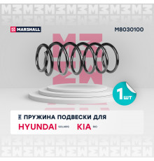 Пружина подвески задн. Hyundai Solaris 10- / Kia Rio 11- (M8030100)