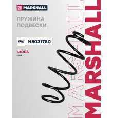 Пружина подвески передняя SKODA FABIA 99-, ROOMSTER 06-; VOLKSWAGEN POLO 01-