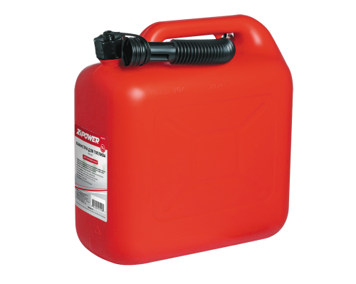 Канистра для топлива ZiPOWER (10 л.) Цвет - красный.