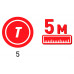 Трос буксировочный. Длина - 5 м, усилие - 5 т. ZiPOWER