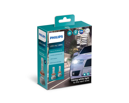 Лампы автомобильные светодиодные PHILIPS Ultinon Pro 5000 HL FOG комплект