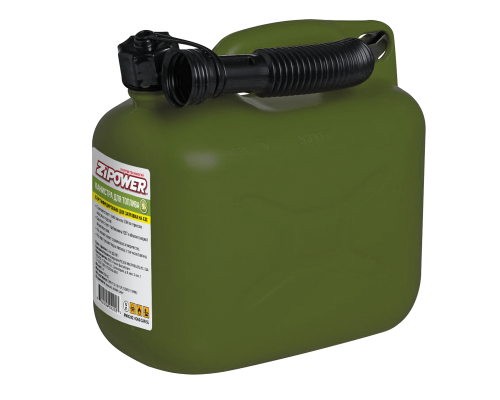 Канистра для топлива ZiPOWER (5 л.) Цвет - оливковый.