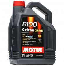 Масло моторное синтетическое Motul 8100 X-CLEAN GEN2 5W-40 (4л)