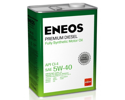 Масло моторное ENEOS Premium Diesel 5W-40 (4л) (8809478943077)