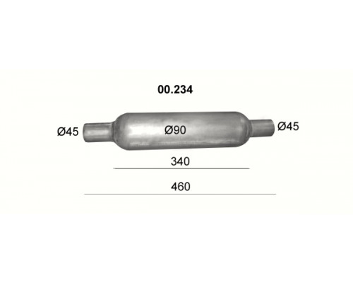 00.234 Polmostrow Пламегаситель универсальный
