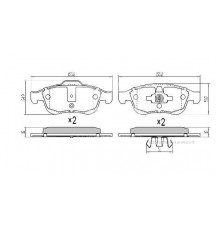 FBP-1679 Fremax Колодки тормозные передние к-кт