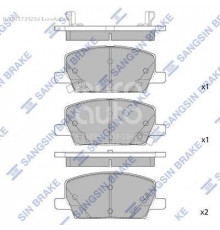 SP4285 HI-Q Колодки тормозные передние к-кт