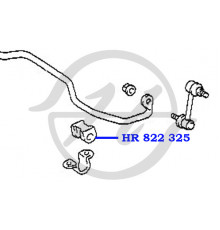 HR822325 Hanse Втулка (сайлентблок) заднего стабилизатора