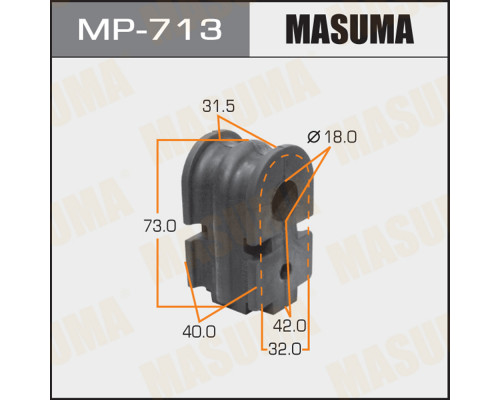 MP-713 Masuma Втулка (сайлентблок) переднего стабилизатора