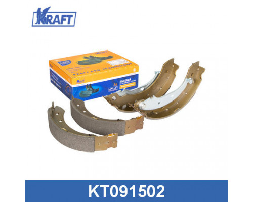 KT091502 Kraft Колодки барабанные к-кт